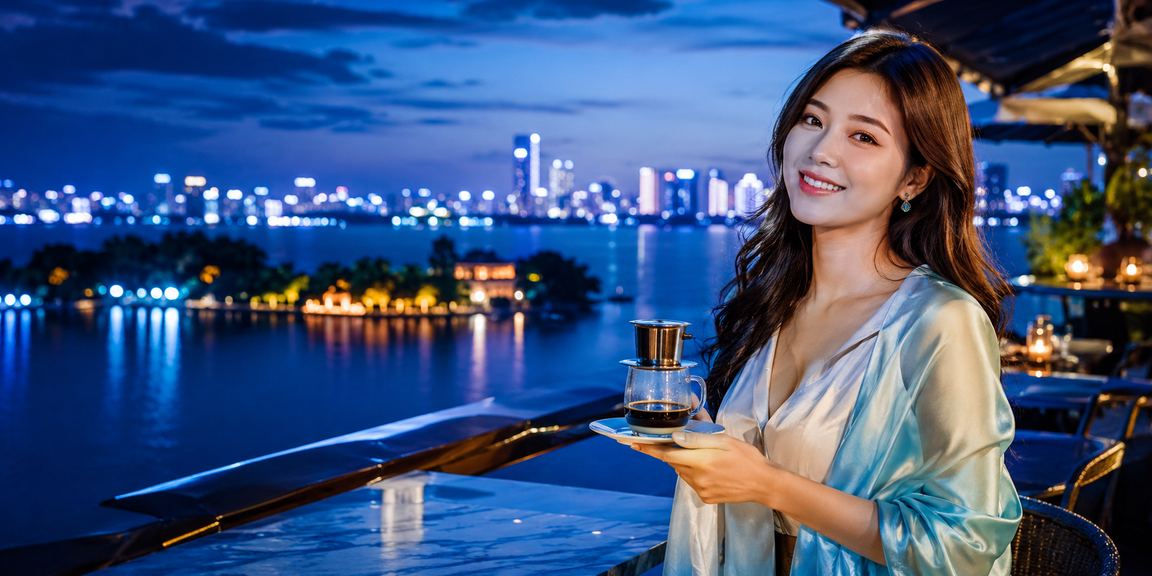 Người dùng Hà Nội xem thông tin khuyến mãi casino tại quán cà phê