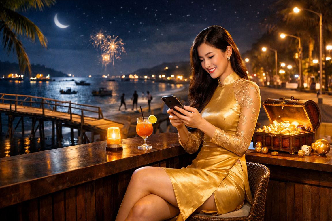 Người dùng Mũi Né sử dụng điện thoại để xem mẹo cá cược trực tuyến